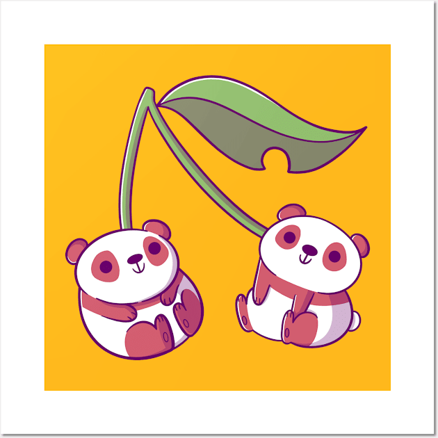 Cherry Pandas Wall Art by TaylorRoss1